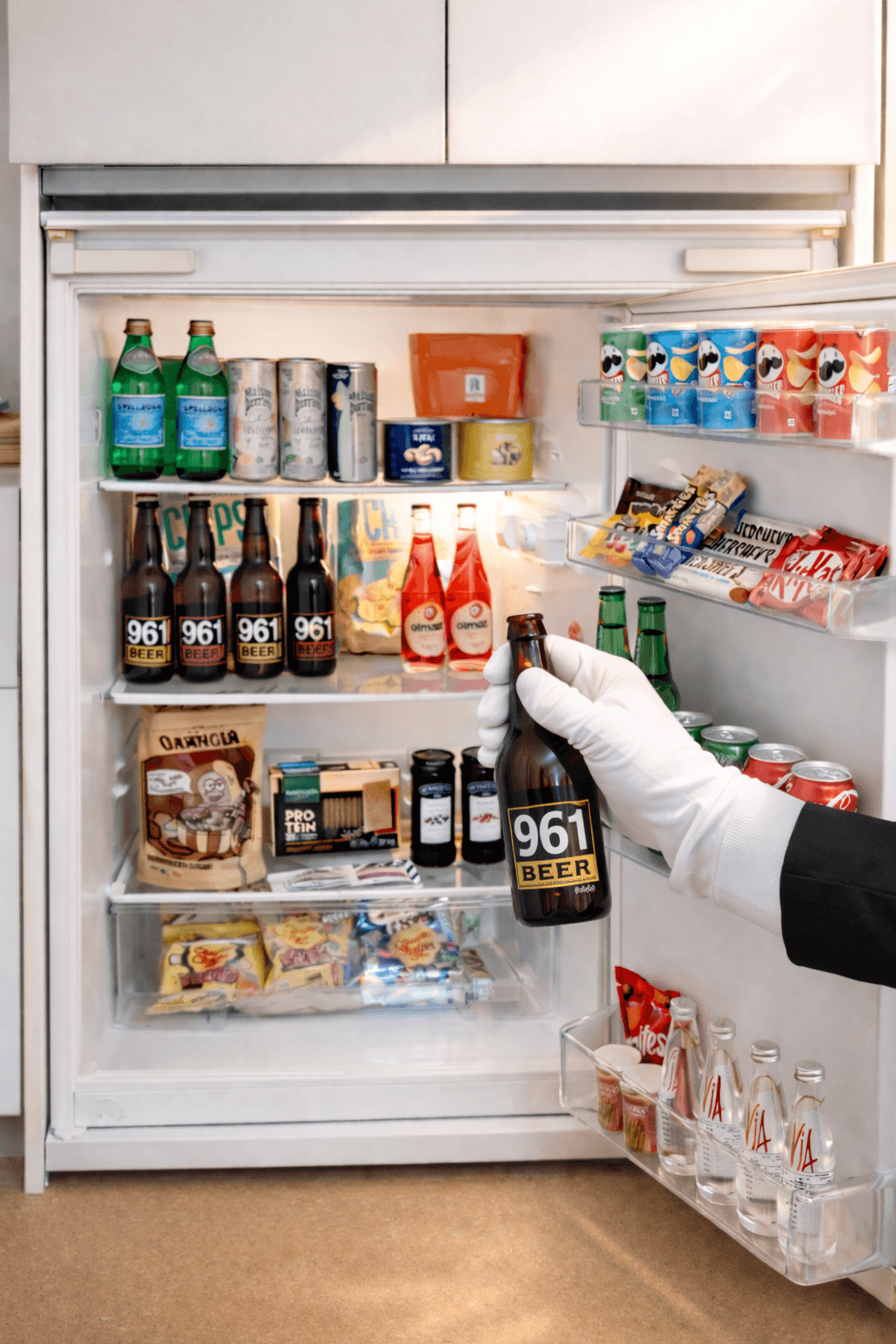 Minibar menu